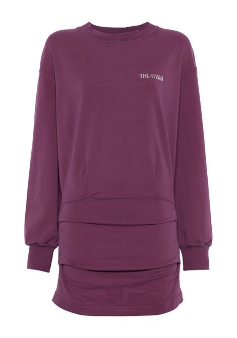 Purple logo-detail jersey dress The attico - women THE ATTICO | 251WCA00393JJF006AA114